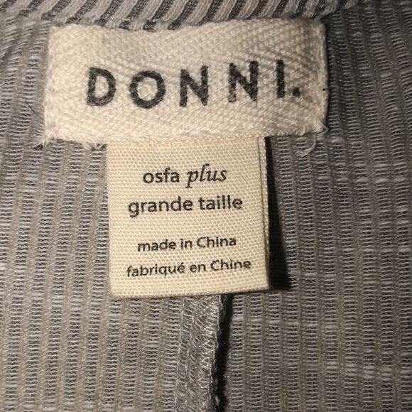 DONNI. S-L One Size Slouchy Ribbed Cardigan Sweater Duster - Picture 14 of 16